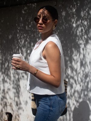 Gilet en LIN