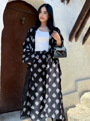 Ensemble en Lin Imprimé